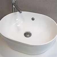 41850 / APCOV45TP Cover раковина накладная с переливом 45x35 41850 / APCOV45TP