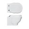 41083 Althea Royal крышка и сиденье для подвесного унитаза белая с плавным закрыванием 41083